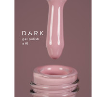 Гель-лак DARK №091, пудровый светло-розовый, 6 мл