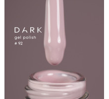 Гель-лак DARK №092, пильно-рожевий, 10 мл
