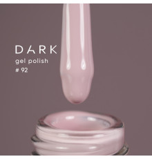 Гель-лак DARK №092, пильно-рожевий, 10 мл