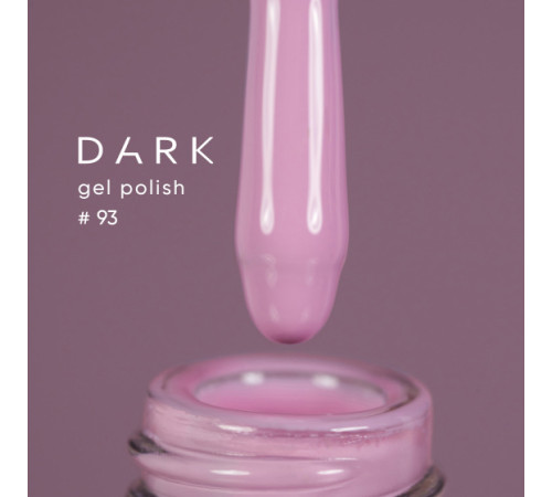 Гель-лак DARK №093, лілово-рожевий, 10 мл