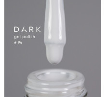 Gel polish DARK No. 094, white-gray, 10 ml