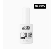 База для нігтів Adore PRO Base-Bond gel system, 15 мл