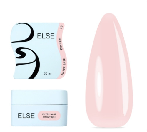 Else Filter base nail polish No. 10 Daylight, dusty pink, 30 ml