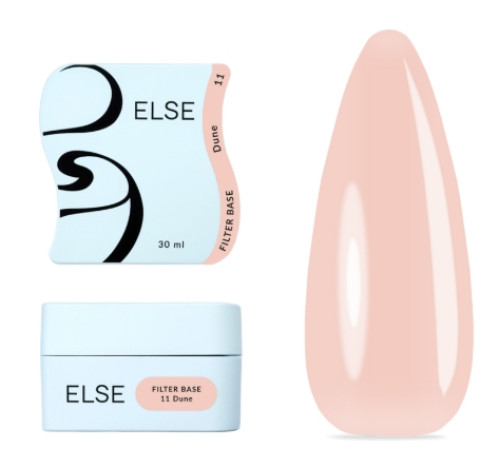 Else Filter base nail polish No. 11 Dune, nude, 30 ml