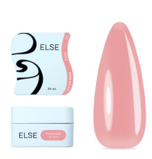 Else Filter base nail base №13 Coral, warm brown, 30 ml