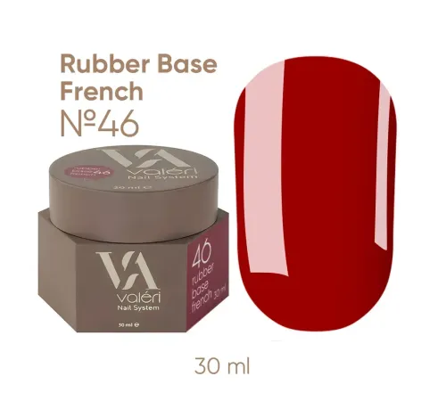 Nail base Valeri Rubber Base French No. 046, 30 ml