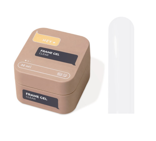 Гель для нігтів HEYLOVE Frame Gel Clear, 30 мл