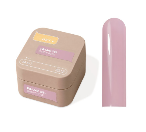 Гель для нігтів HEYLOVE Frame Gel Dusty Rose, 30 мл