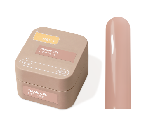Гель для нігтів HEYLOVE Frame Gel Light Nude, 30 мл