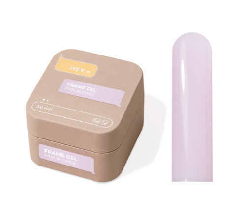Гель для нігтів HEYLOVE Frame Gel Pink Blonde, 30 мл