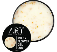 Гель для нігтів ART Builder Gel Milky Flower №08, 15 мл