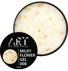 Гель для нігтів ART Builder Gel Milky Flower №08, 15 мл