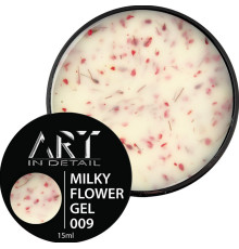 Гель для ногтей ART Builder Gel Milky Flower №09, 15 мл