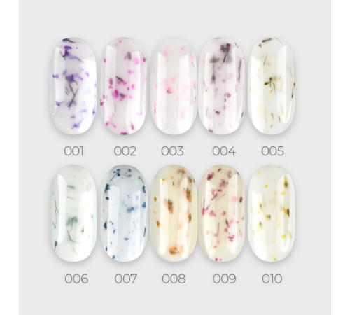 Nail gel ART Builder Gel Milky Flower No. 10, 15 ml