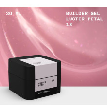 Гель для ногтей BIBLIOTEKA Builder gel №18 Luster Petal, нежно-розовый с шиммером, 30 мл