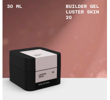 BIBLIOTEKA Builder gel nail gel No. 20 Luster Skin, warm beige with shimmer, 30 ml