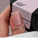 BIBLIOTEKA Builder gel nail gel No. 21 Luster Shade, cold pink-beige with shimmer, 30 ml