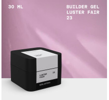 Гель для нігтів BIBLIOTEKA Builder gel №23 Luster Fair, світлий з шиммером, 30 мл