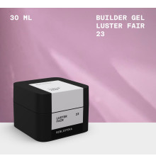 Гель для нігтів BIBLIOTEKA Builder gel №23 Luster Fair, світлий з шиммером, 30 мл