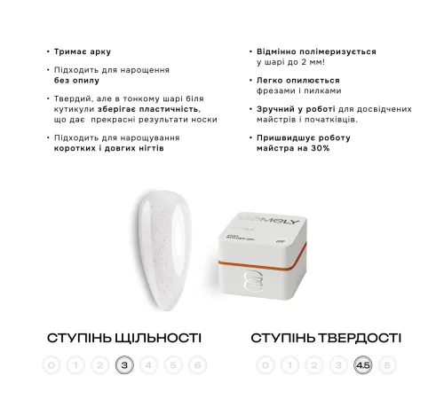 Гель для нігтів Gemely Fast Builder gel №030, 15 мл