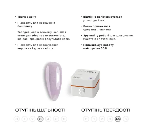 Гель для нігтів Gemely Fast Builder gel №031, 50 мл