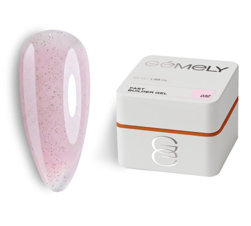 Гель для нігтів Gemely Fast Builder gel №032, 50 мл