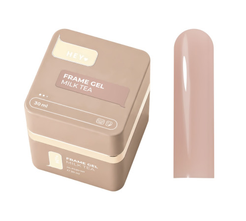 Гель для нігтів HEYLOVE Frame Gel with Pump Milk Tea, 30 мл