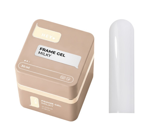 Гель для нігтів HEYLOVE Frame Gel with Pump Milky, 30 мл