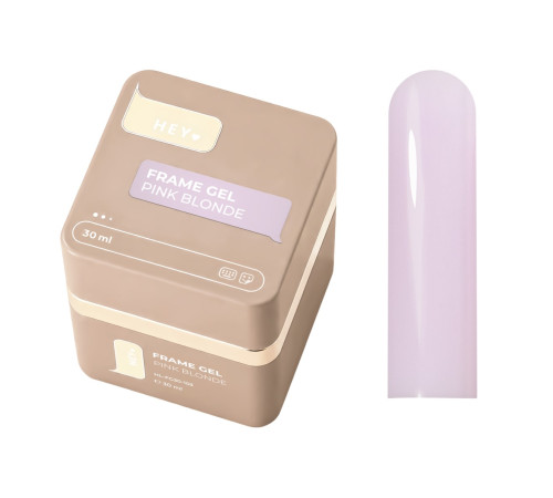 Гель для нігтів HEYLOVE Frame Gel with Pump Pink Blonde, 30 мл