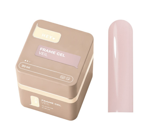Гель для нігтів HEYLOVE Frame Gel with Pump Veil, 30 мл