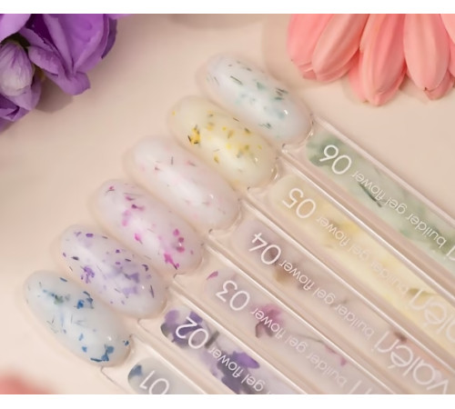 Nail gel Valeri Builder gel Flower No. 01, 15 ml