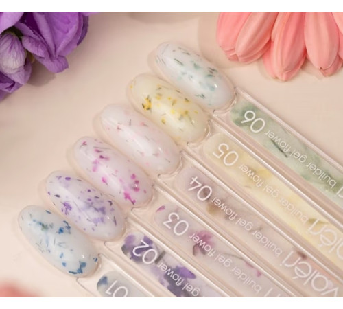 Nail gel Valeri Builder gel Flower No. 03, 15 ml