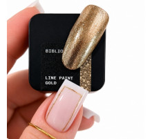 Гель-фарба для нігтів BIBLIOTEKA Line paint Gold, золото, 5 мл