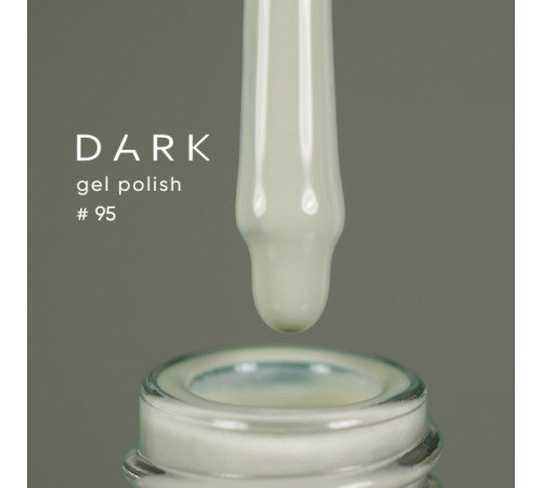 DARK gel polish #095, light khaki, 10 ml