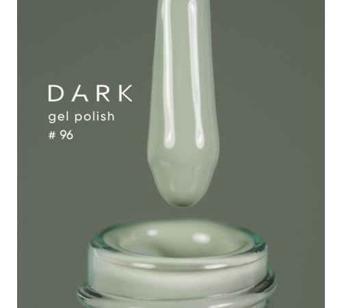 DARK gel polish No. 096, light gray-green, 10 ml
