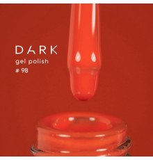 Гель-лак DARK №098, помаранчевий, 10 мл