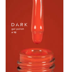 Гель-лак DARK №098, помаранчевий, 6 мл