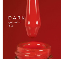 DARK gel polish #099, fiery orange, 10 ml