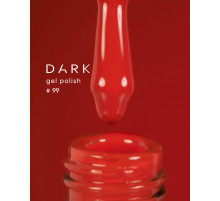 Гель-лак DARK №099, вогняний помаранчевий, 6 мл