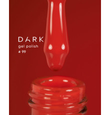 Гель-лак DARK №099, вогняний помаранчевий, 6 мл