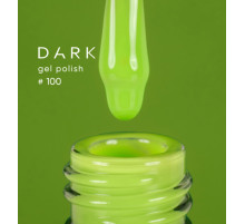 Гель-лак DARK №100, салатовий, 10 мл