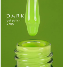 Гель-лак DARK №100, салатовий, 10 мл