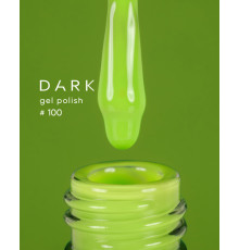 Гель-лак DARK №100, салатовий, 6 мл