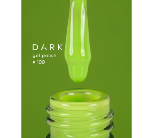 DARK gel polish No. 100, light green, 6 ml