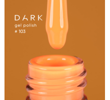 Gel polish DARK No. 103, orange, 10 ml