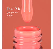 Gel polish DARK No. 104, peach, 10 ml