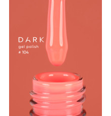 Гель-лак DARK №104, персиковий, 6 мл