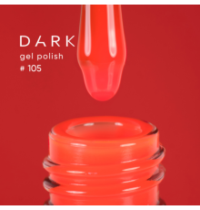 Гель-лак DARK №105, кораловий, 10 мл