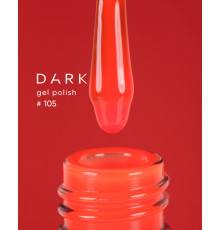 Гель-лак DARK №105, кораловий, 6 мл