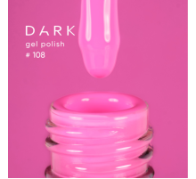 Гель-лак DARK №108, рожевий, 10 мл